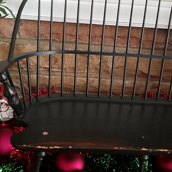 VINTAGE Riverbend Chair Company Miniature Settee - Picture 2 of 13